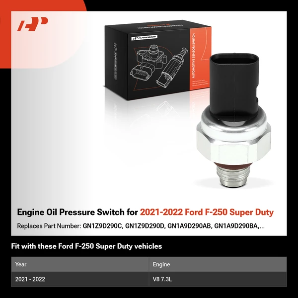 Engine Oil Pressure Switch for 2021-2022 Ford F-250 Super Duty