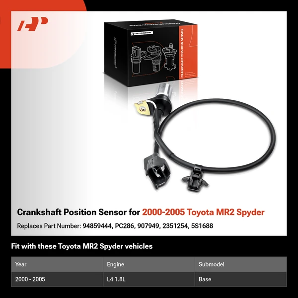Crankshaft Position Sensor for 2000-2005 Toyota MR2 Spyder