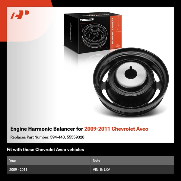 Engine Harmonic Balancer for 2009-2011 Chevrolet Aveo