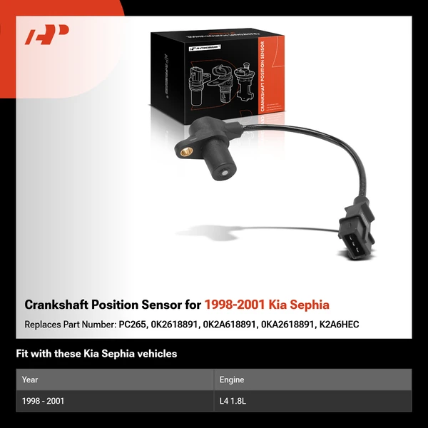 Crankshaft Position Sensor for 1998-2001 Kia Sephia