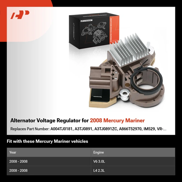 Alternator Voltage Regulator for 2008 Mercury Mariner