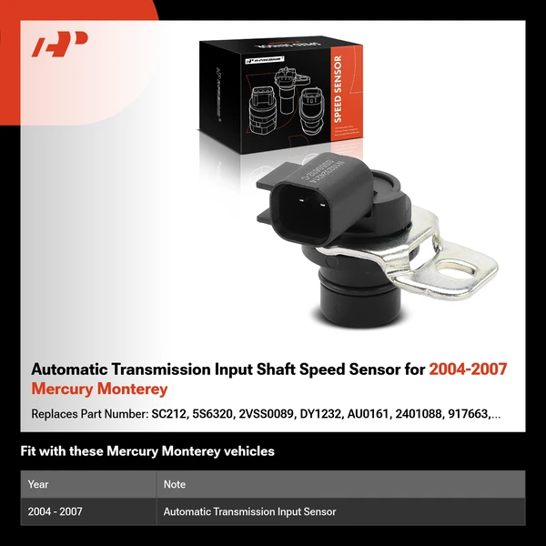 Automatic Transmission Input Shaft Speed Sensor for 2004-2007 Mercury Monterey