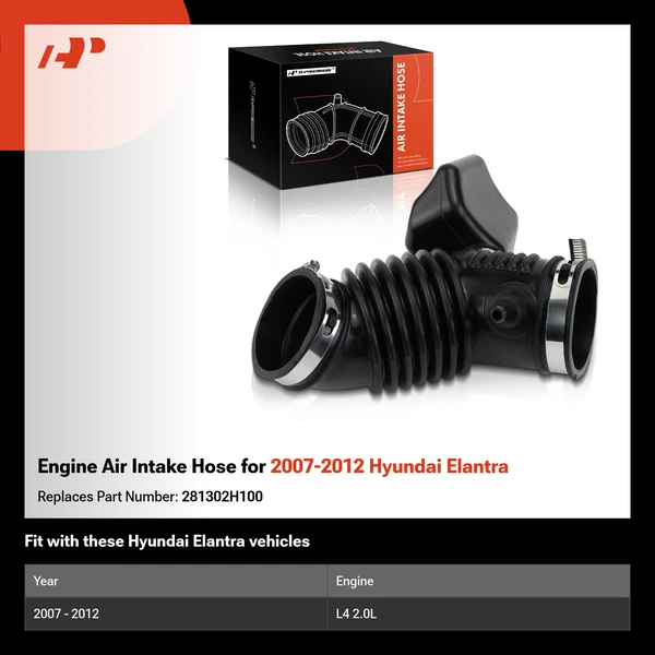 Engine Air Intake Hose for 2007-2012 Hyundai Elantra