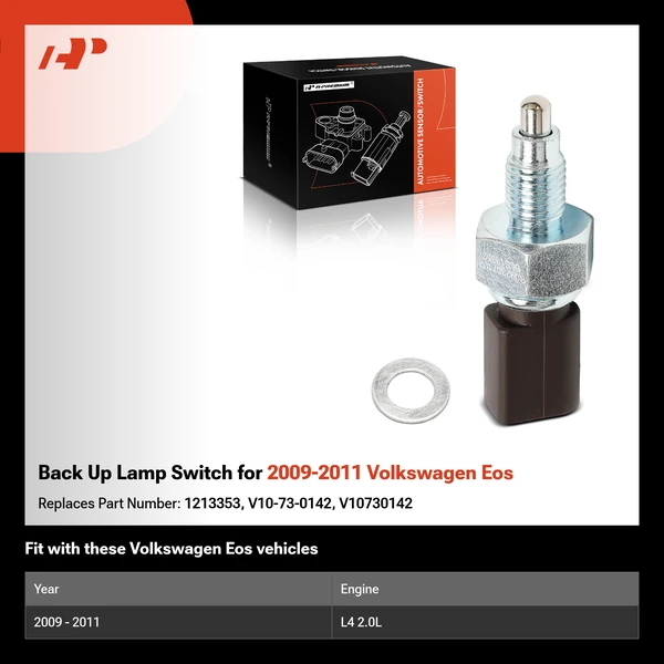 Back Up Lamp Switch for 2009-2011 Volkswagen Eos