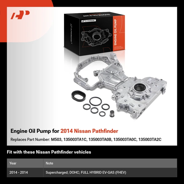 Engine Oil Pump for 2014 Nissan Pathfinder