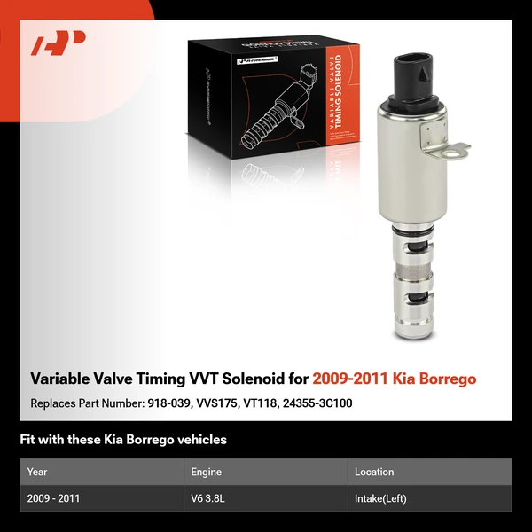 Variable Valve Timing VVT Solenoid for 2009-2011 Kia Borrego