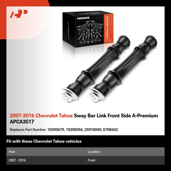 2007-2016 Chevrolet Tahoe Sway Bar Link Front Side A-Premium APCA3517