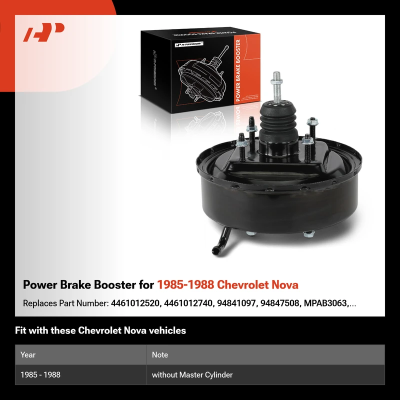 Power Brake Booster for 1985-1988 Chevrolet Nova