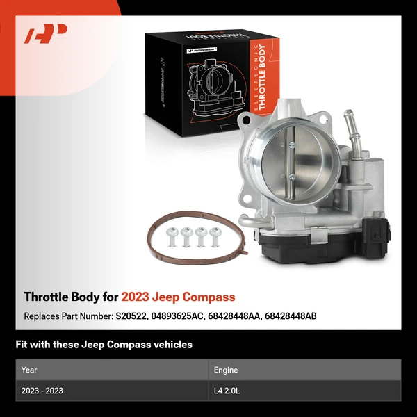 Throttle Body for 2023 Jeep Compass