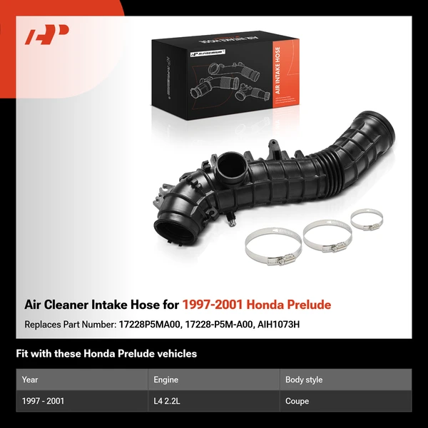 Air Cleaner Intake Hose for 1997-2001 Honda Prelude
