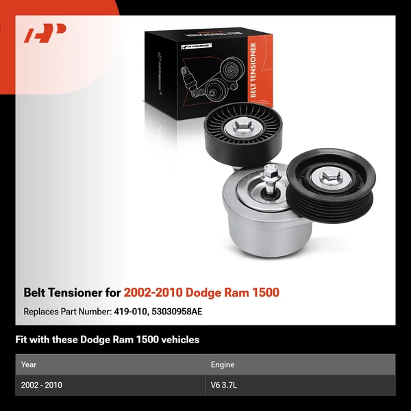 Belt Tensioner for 2002-2010 Dodge Ram 1500