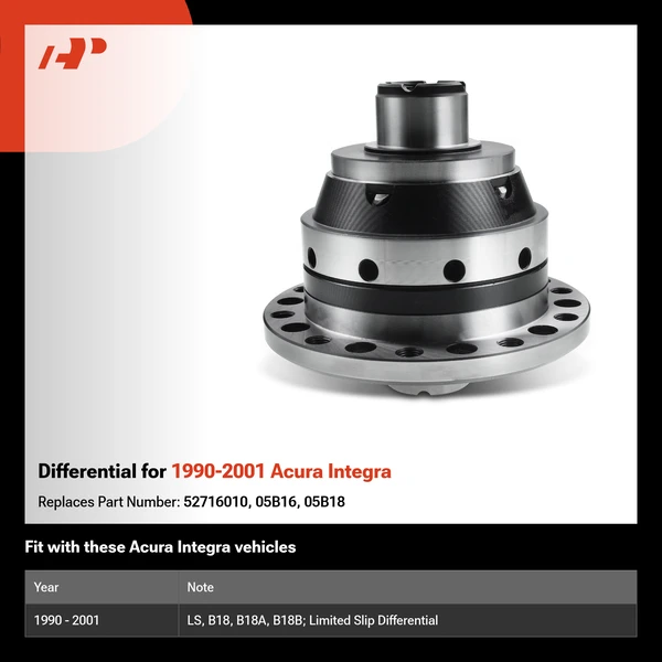 Differential for 1990-2001 Acura Integra