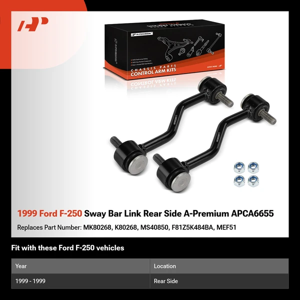 1999 Ford F-250 Sway Bar Link Rear Side A-Premium APCA6655