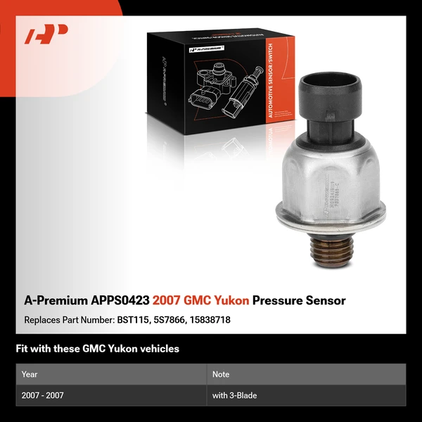 A-Premium APPS0423 2007 GMC Yukon Pressure Sensor