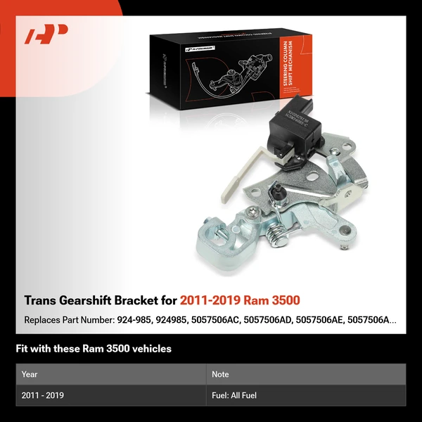 Trans Gearshift Bracket for 2011-2019 Ram 3500