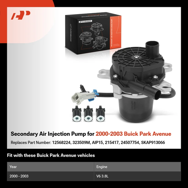 Secondary Air Injection Pump for 2000-2003 Buick Park Avenue