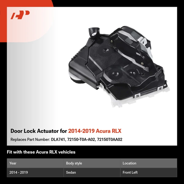 Door Lock Actuator for 2014-2019 Acura RLX