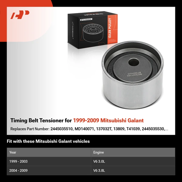 Timing Belt Tensioner for 1999-2009 Mitsubishi Galant