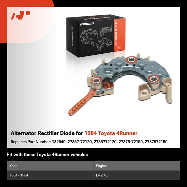 Alternator Rectifier Diode for 1984 Toyota 4Runner