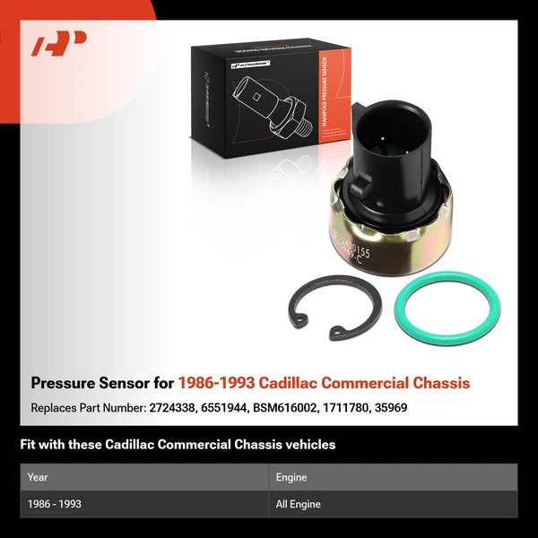 Pressure Sensor for 1986-1993 Cadillac Commercial Chassis