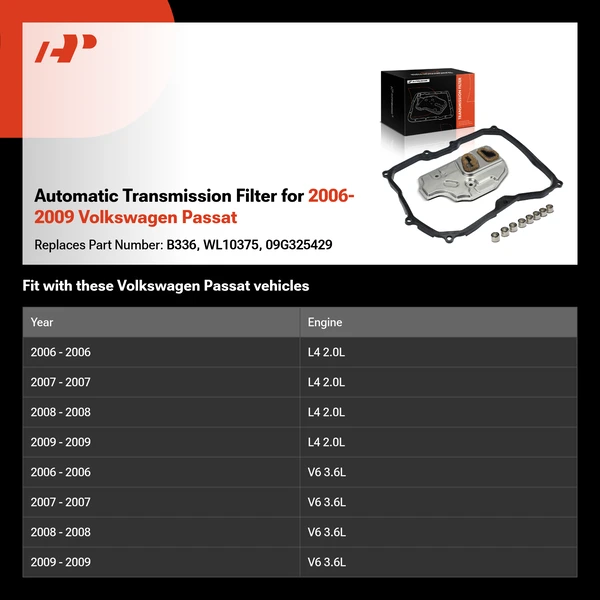 Automatic Transmission Filter for 2006-2009 Volkswagen Passat