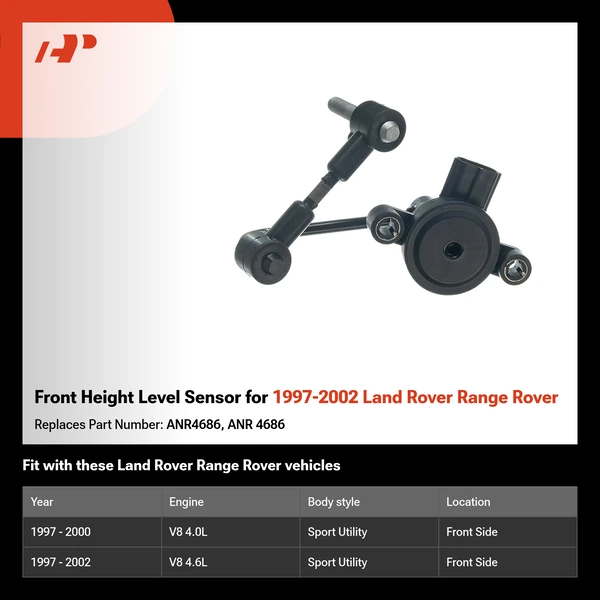 Front Height Level Sensor for 1997-2002 Land Rover Range Rover