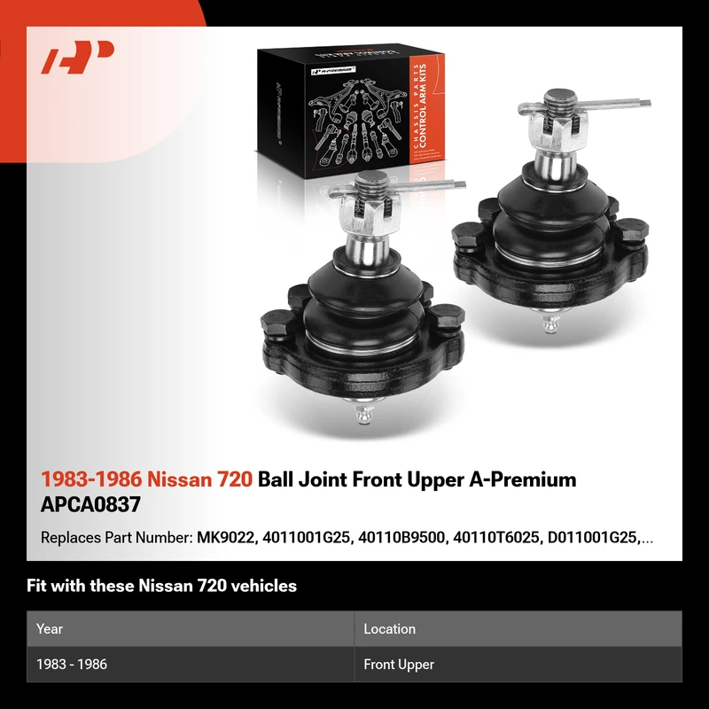 1983-1986 Nissan 720 Ball Joint Front Upper A-Premium APCA0837