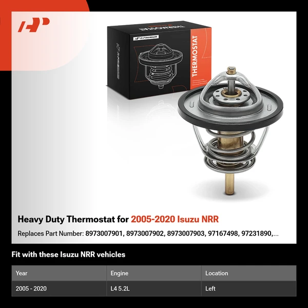 Heavy Duty Thermostat for 2005-2020 Isuzu NRR