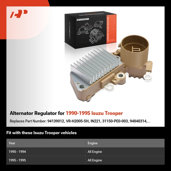 Alternator Regulator for 1990-1995 Isuzu Trooper