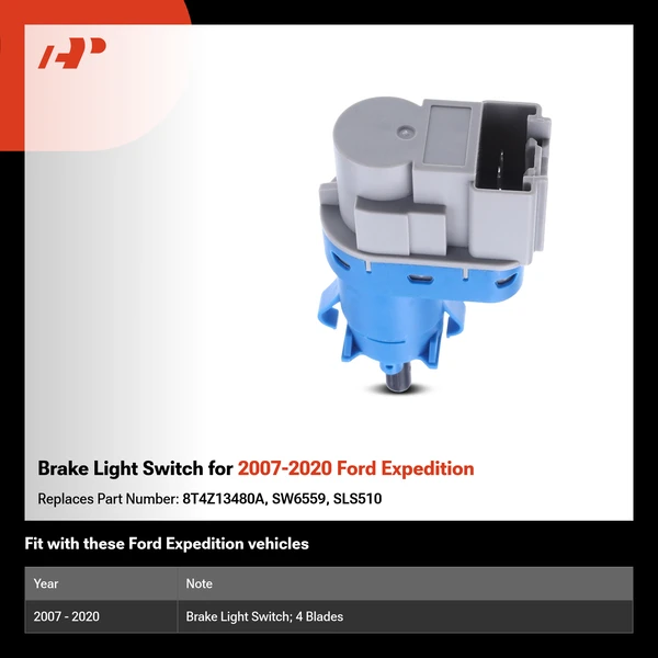 Brake Light Switch for 2007-2020 Ford Expedition