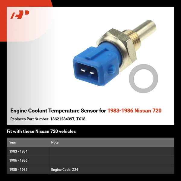 Engine Coolant Temperature Sensor for 1983-1986 Nissan 720