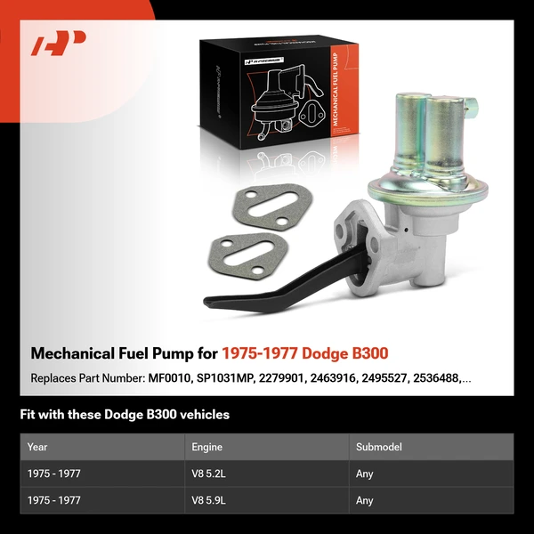 Mechanical Fuel Pump for 1975-1977 Dodge B300