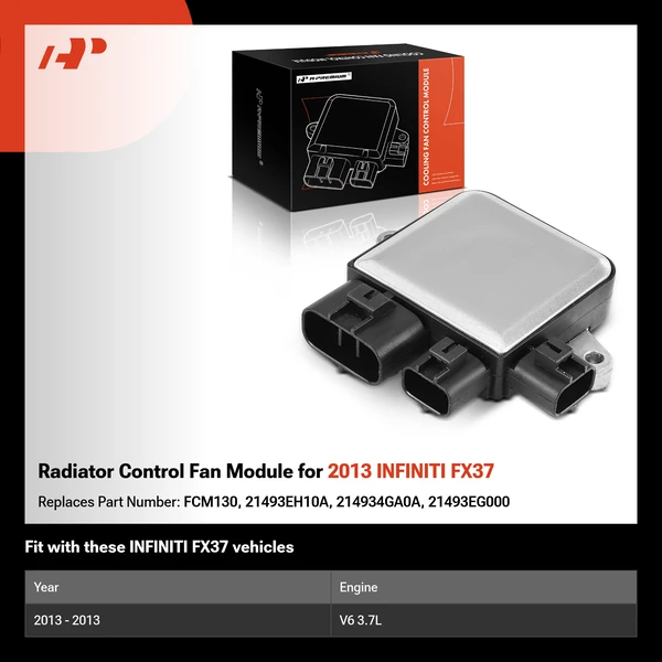 Radiator Control Fan Module for 2013 INFINITI FX37