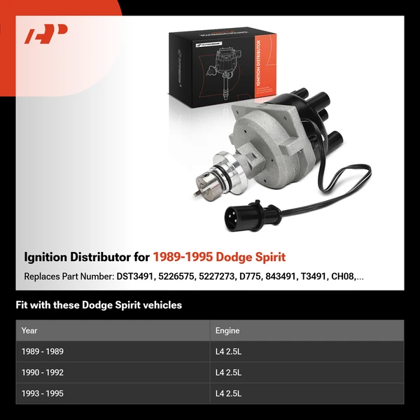 Ignition Distributor for 1989-1995 Dodge Spirit