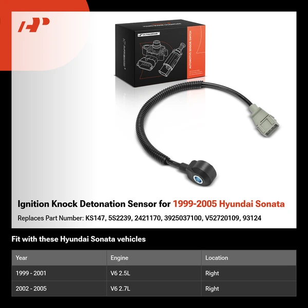 Ignition Knock Detonation Sensor for 1999-2005 Hyundai Sonata