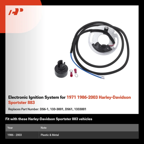 Electronic Ignition System for 1971 1986-2003 Harley-Davidson Sportster 883
