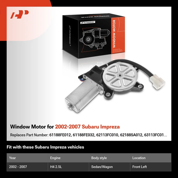 Window Motor for 2002-2007 Subaru Impreza