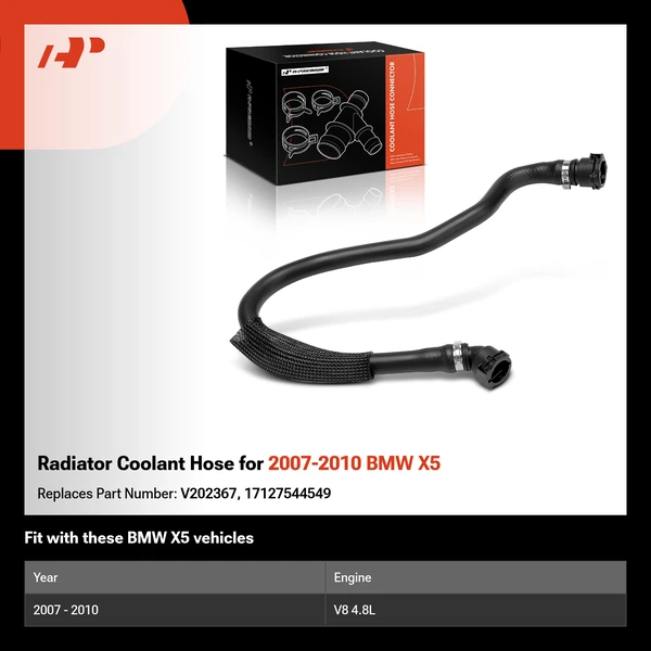 Radiator Coolant Hose for 2007-2010 BMW X5
