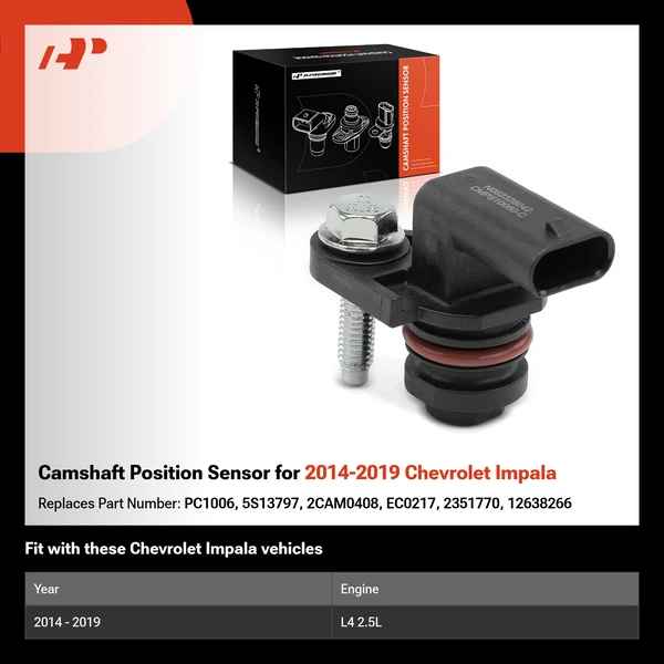 Camshaft Position Sensor for 2014-2019 Chevrolet Impala