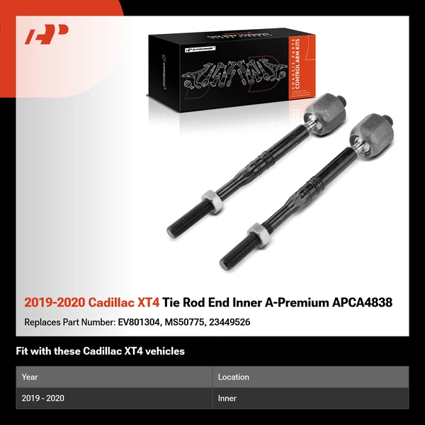 2019-2020 Cadillac XT4 Tie Rod End Inner A-Premium APCA4838