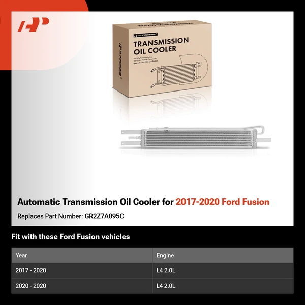 Automatic Transmission Oil Cooler for 2017-2020 Ford Fusion