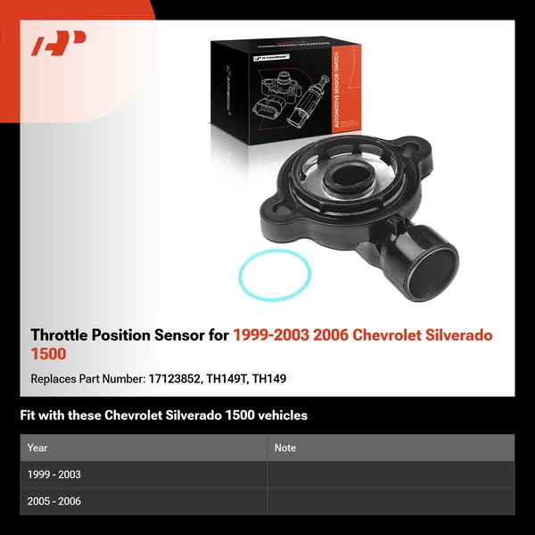 Throttle Position Sensor for 1999-2003 2006 Chevrolet Silverado 1500