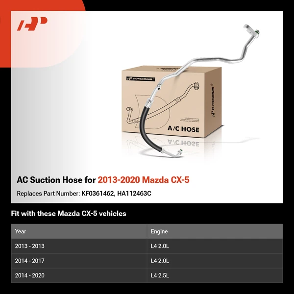 AC Suction Hose for 2013-2020 Mazda CX-5