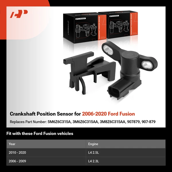 Crankshaft Position Sensor for 2006-2020 Ford Fusion