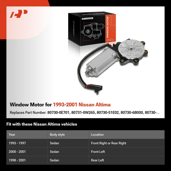 Window Motor for 1993-2001 Nissan Altima