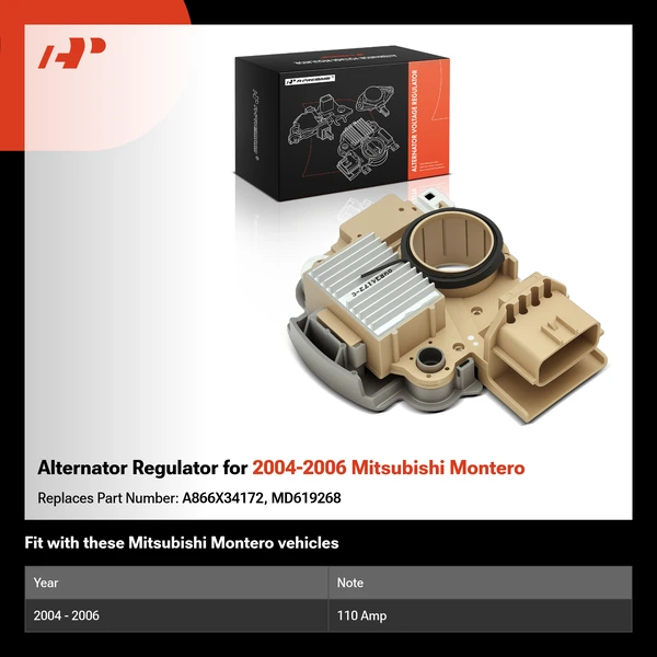 Alternator Regulator for 2004-2006 Mitsubishi Montero