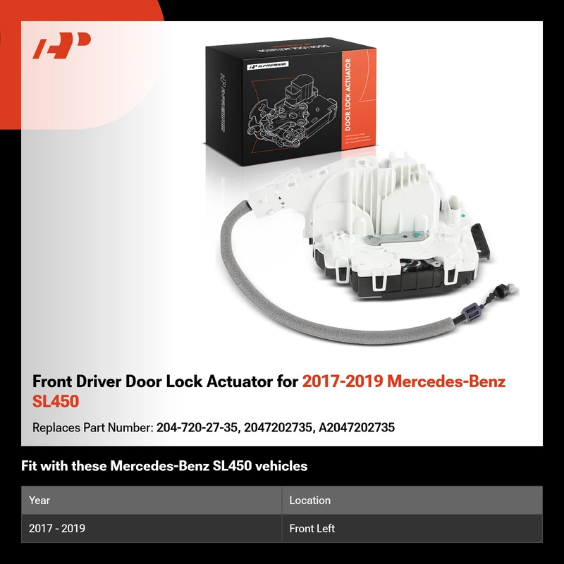 Front Driver Door Lock Actuator for 2017-2019 Mercedes-Benz SL450