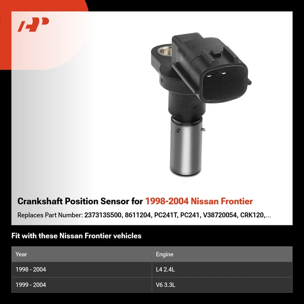 Crankshaft Position Sensor for 1998-2004 Nissan Frontier