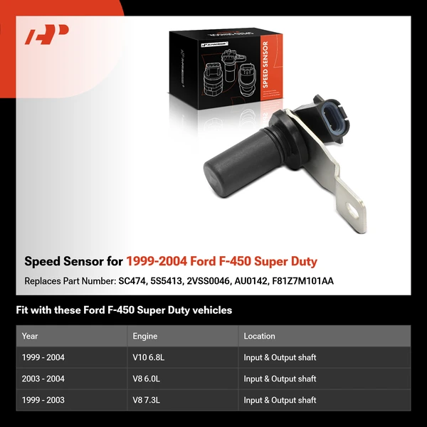 Speed Sensor for 1999-2004 Ford F-450 Super Duty