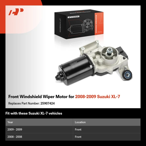 Front Windshield Wiper Motor for 2008-2009 Suzuki XL-7